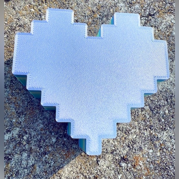 3D Printed Frustration Heart Jewelry Box Valentines Gift - Picture 10 of 11